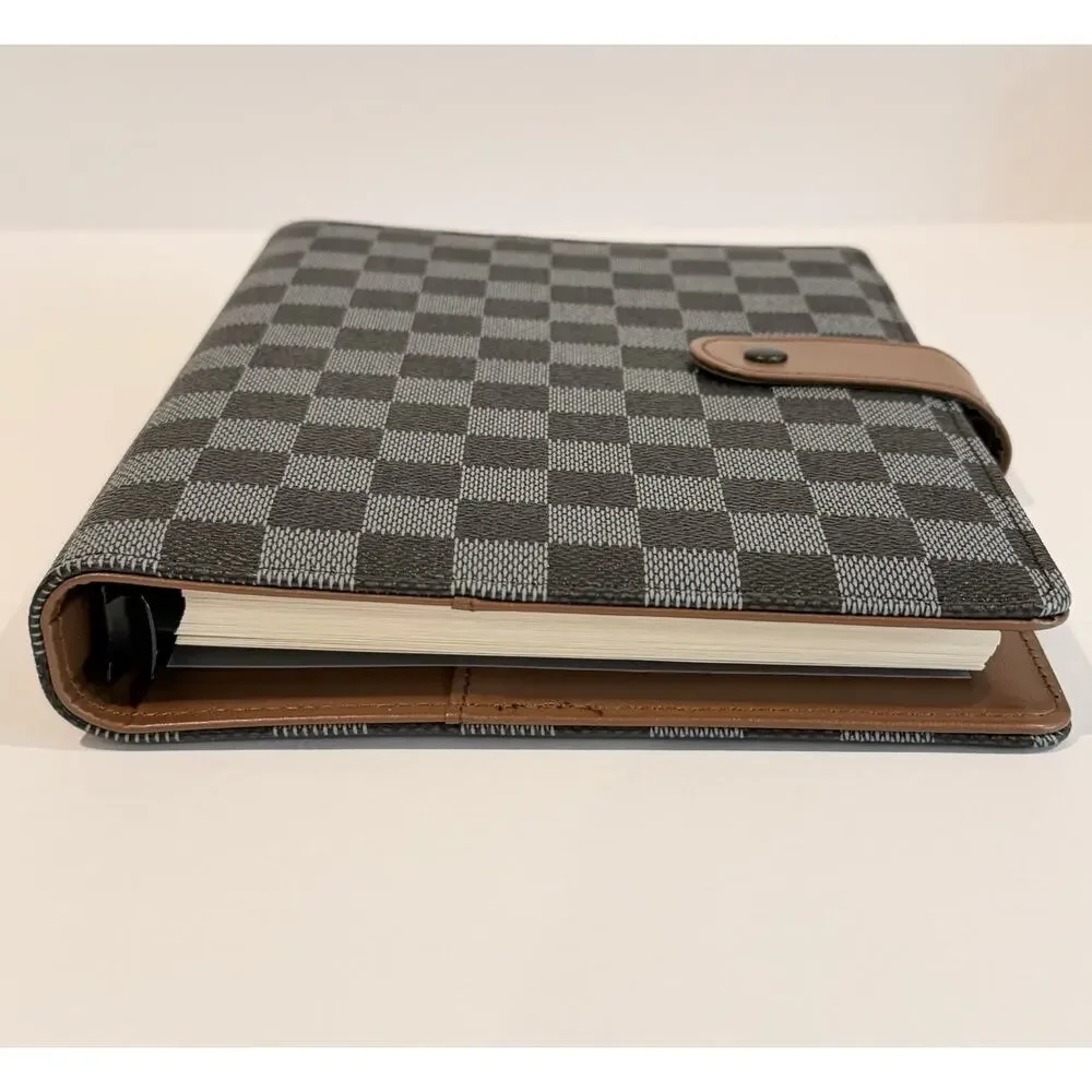 Daily Ritmo A5 Daily Planner Gray Black Checkered - New Without Box
